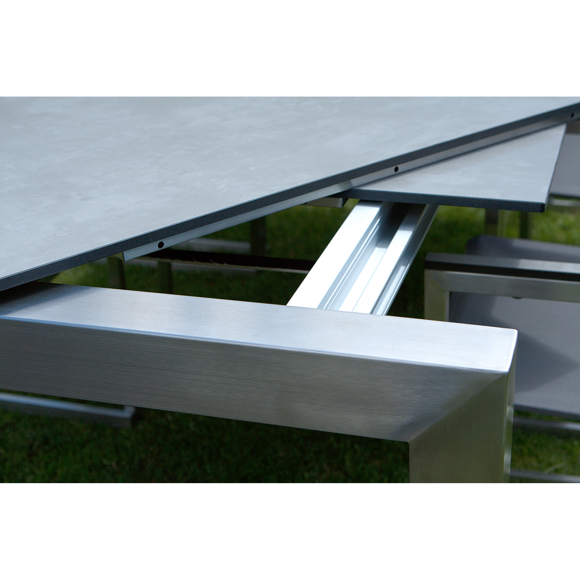 Gartenmöbelset 'Sienna' für 8 Personen Edelstahl