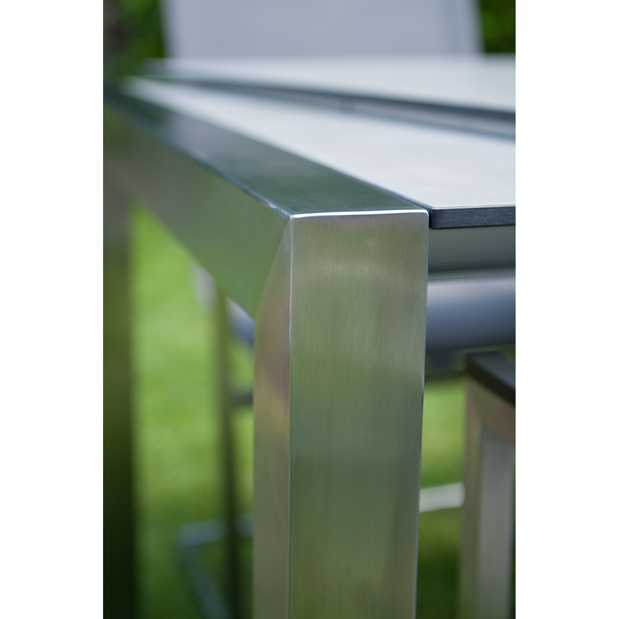 Gartenmöbelset 'Sienna' für 8 Personen Edelstahl