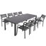Gartenmöbelset 'Amira' für 8 Personen Aluminium
