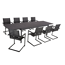 Gartenmöbelset 'Nerea' für 8 Personen Aluminium