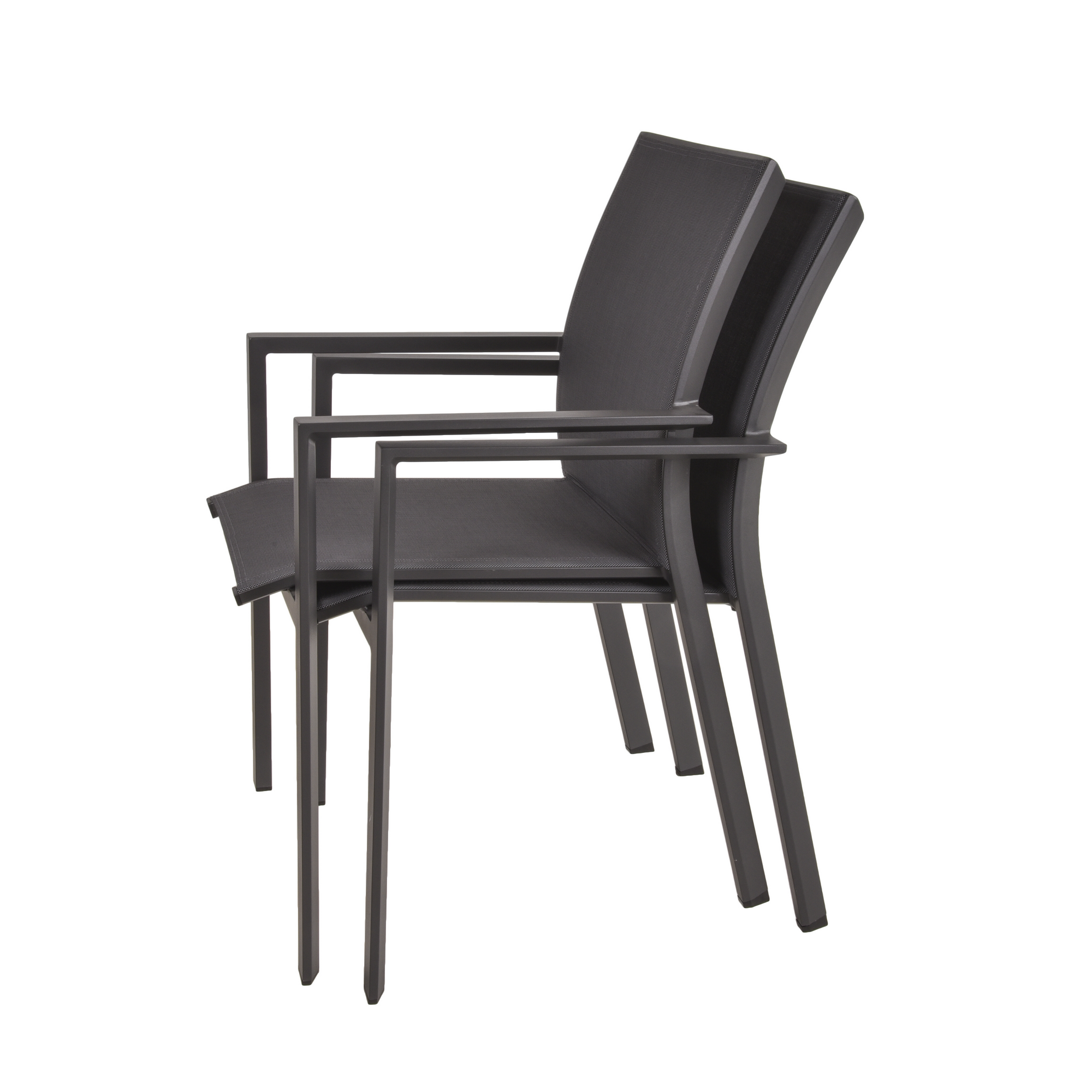 Gartenmöbel-Set 'Nerea' anthrazit 7-teilig