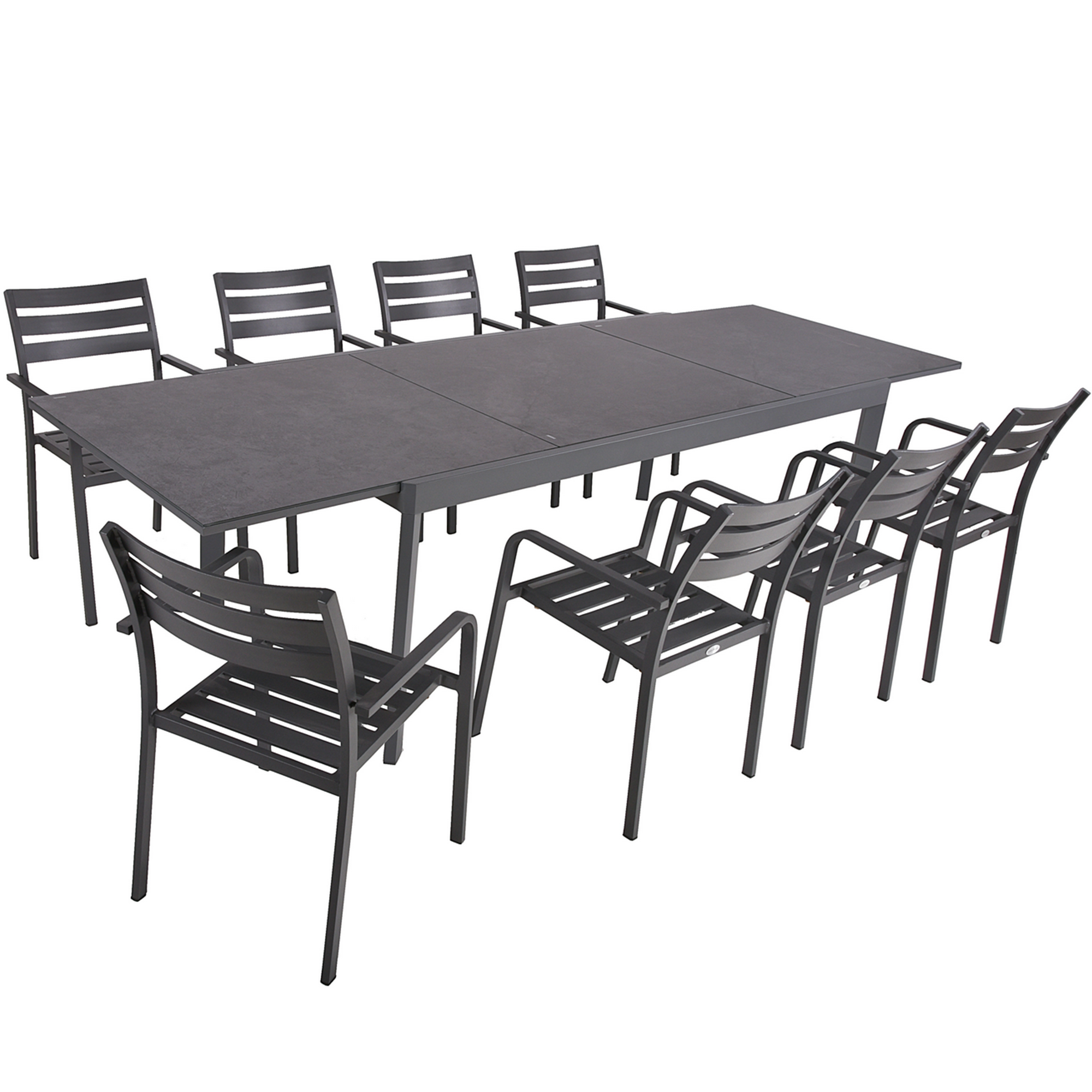 Gartenmöbelset 'Nerea' für 8 Personen Aluminium