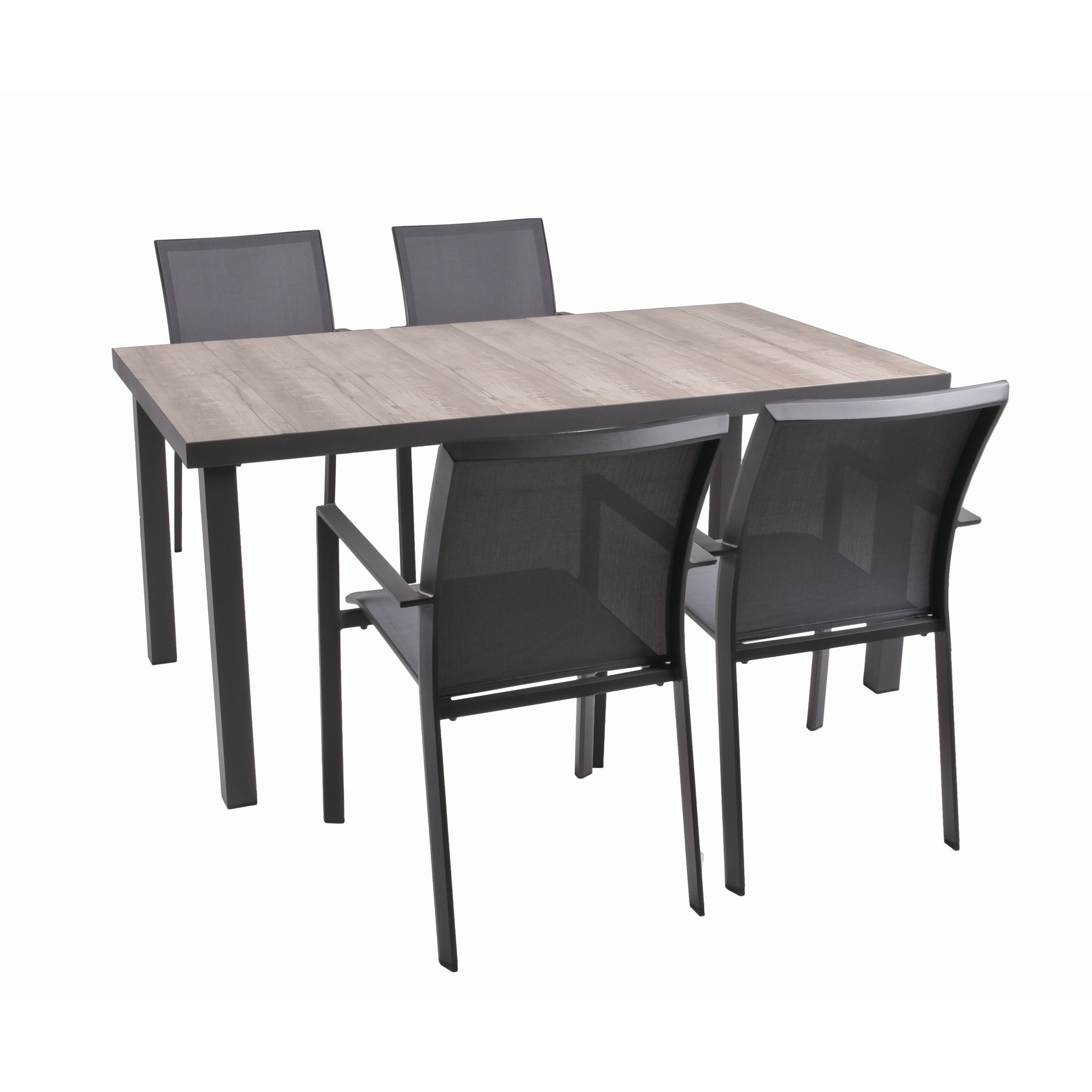 Gartenmöbelset 'Rana' für 4 Personen Aluminium