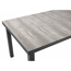 Grauer Gartentisch mit Holzoptik