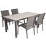 Gartenmöbelset 'Rana' für 4 Personen Aluminium