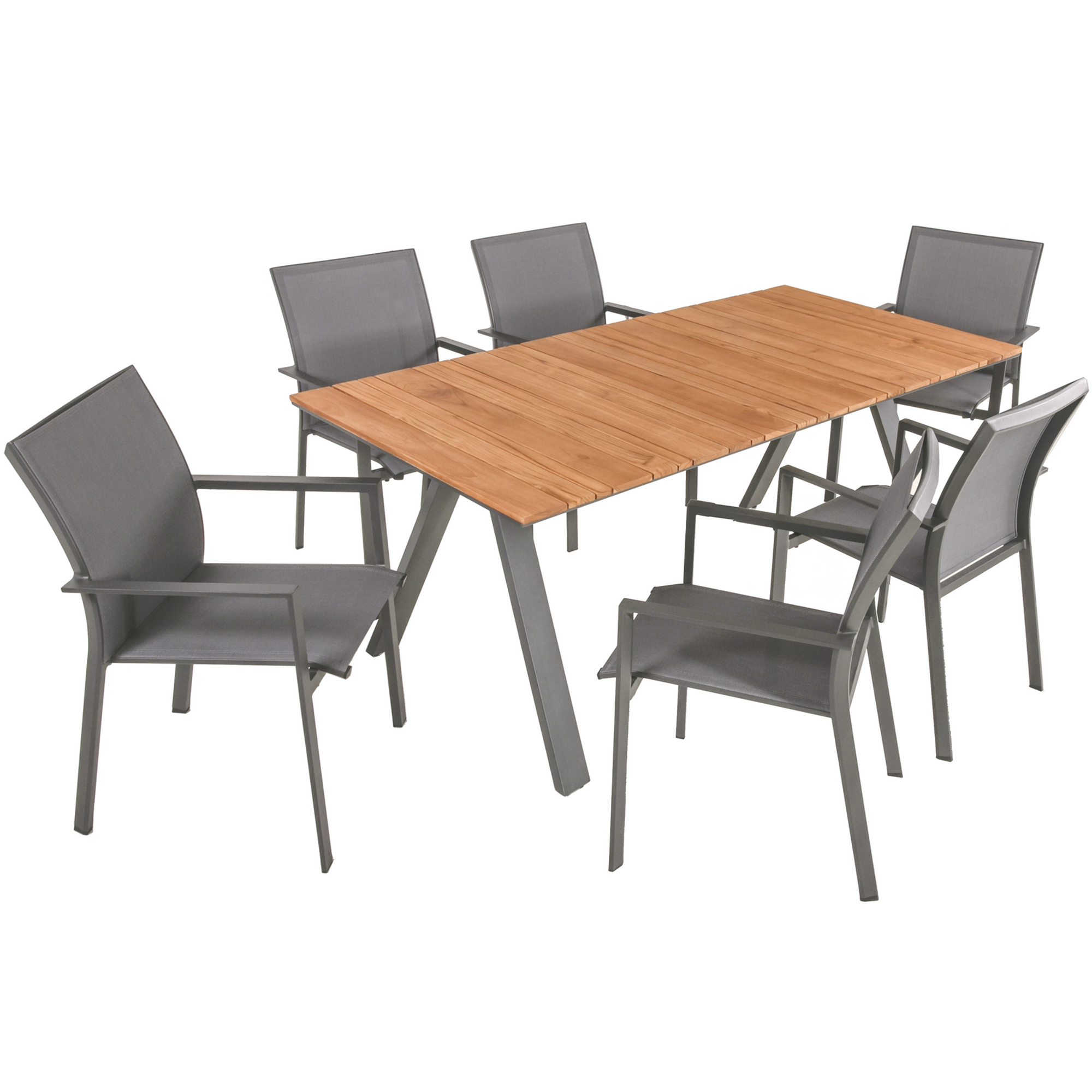 Gartenmöbelset 'Davina' für 6 Personen Aluminium