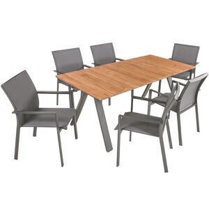 Gartenmöbelset 'Davina' für 6 Personen Aluminium