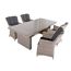Gartenmöbelset 'Dijon' für 4 Personen Aluminium/Kunststoff