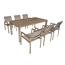 Gartenmöbel-Set 'Florence' beige 7-teilig