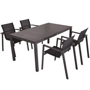 Gartenmöbelset 'Sophia' für 4 Personen Aluminium