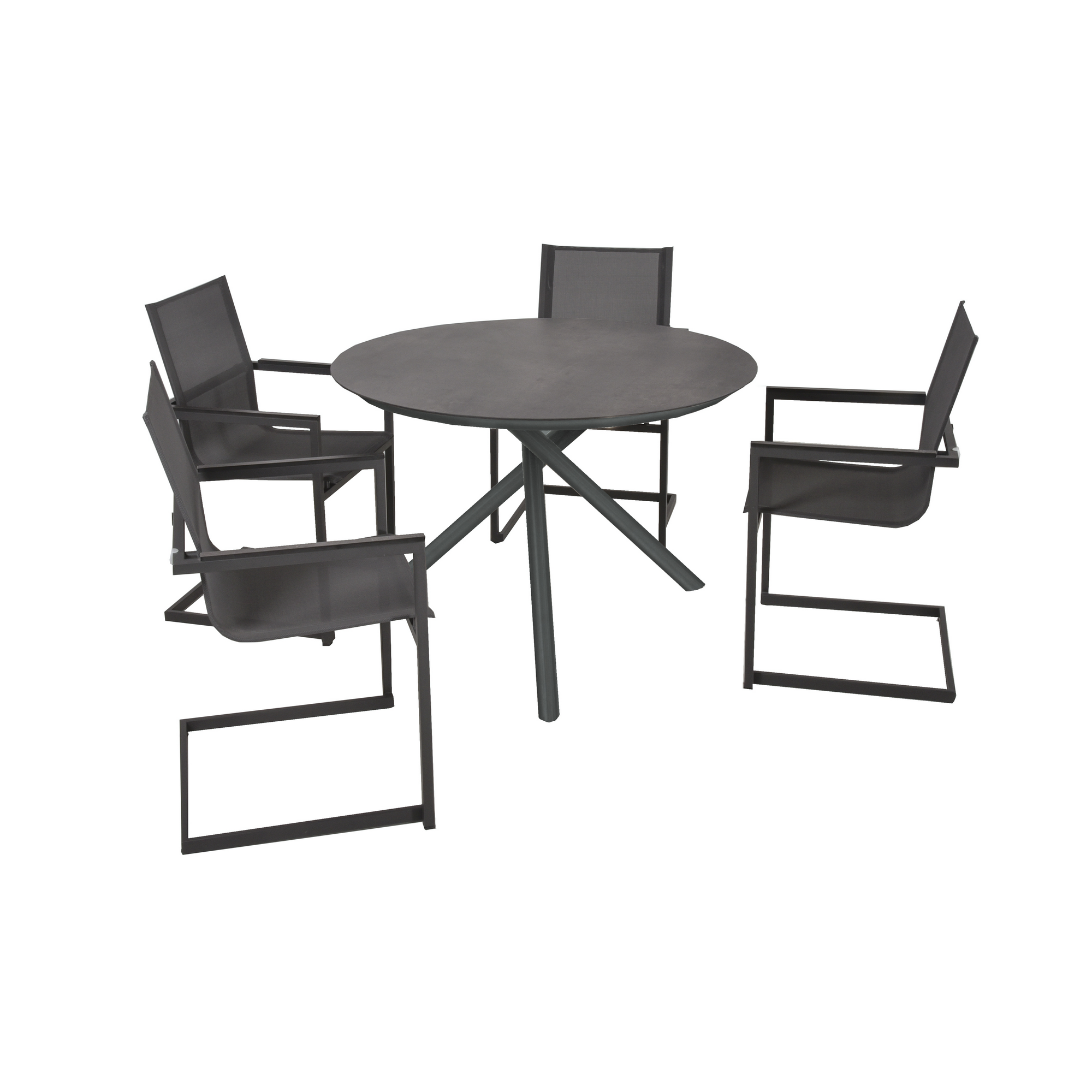 Gartenmöbelset 'Sophia' für 4 Personen Aluminium