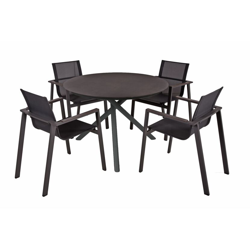 Gartenmöbelset 'Sophia' für 4 Personen Aluminium