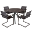 Gartenmöbelset 'Sophia' für 4 Personen Aluminium