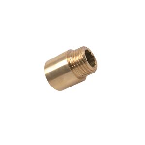 Hahnverlängerung Messing blank 1/2" x 20 mm
