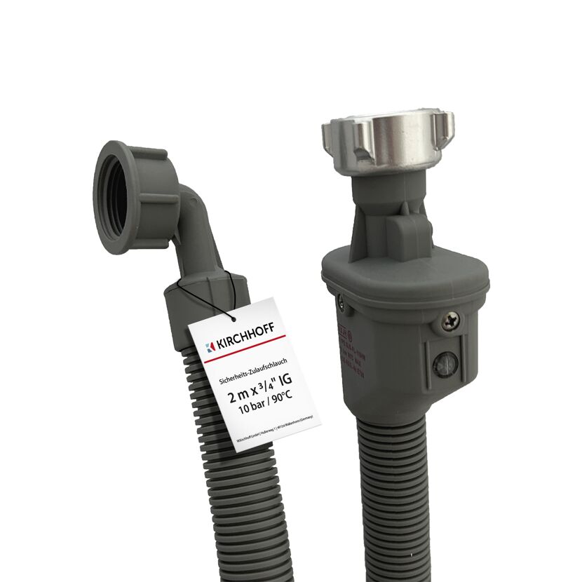 WAS-Sicherheits-Zulaufschlauch 3/4" IG x 2 m x 3/4" IG, 10 bar