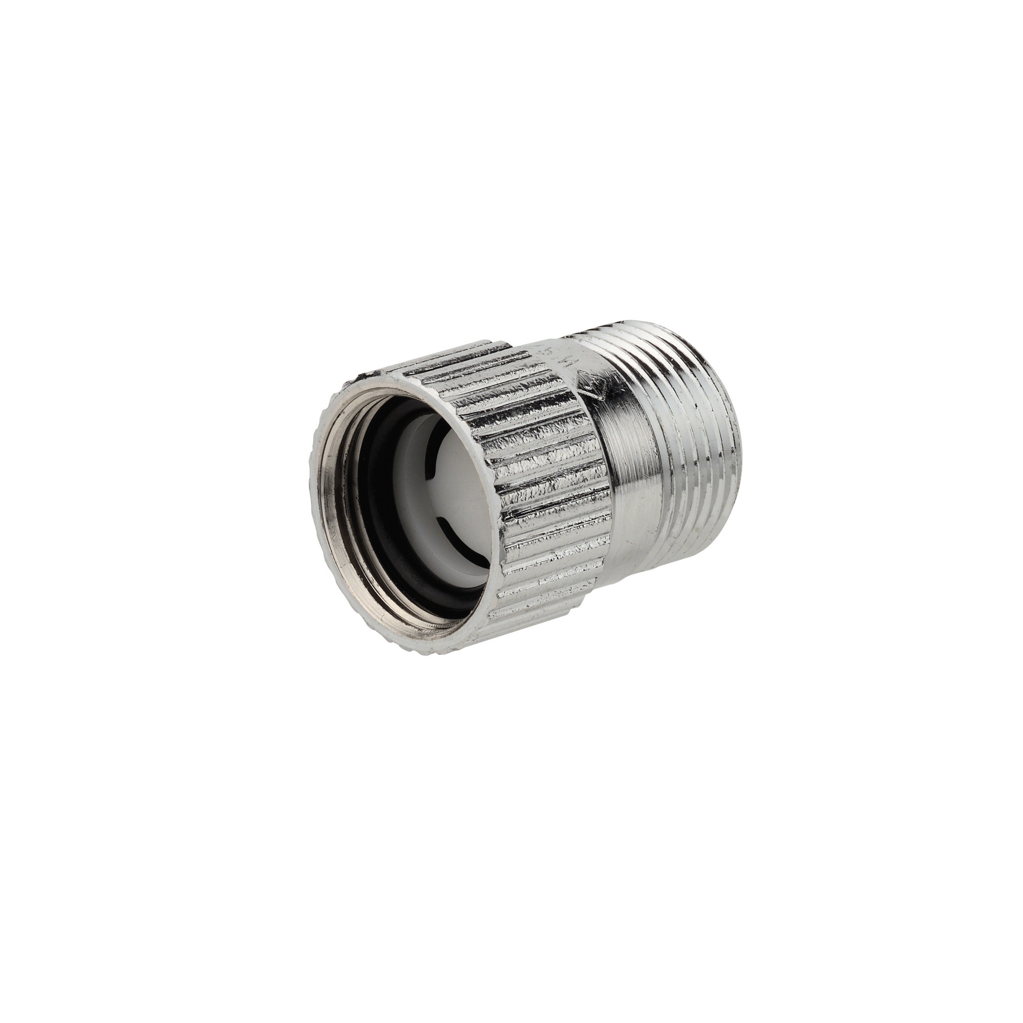Schlauchplatzsicherung Messing verchromt 3/4", für Waschmaschine und Spülmaschine