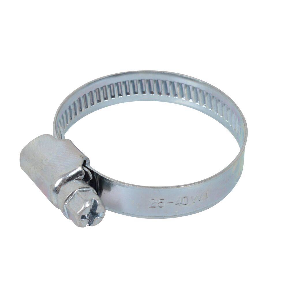 Schlauchklemme verzinkt Ø 25 - 40 mm, 2 Stück