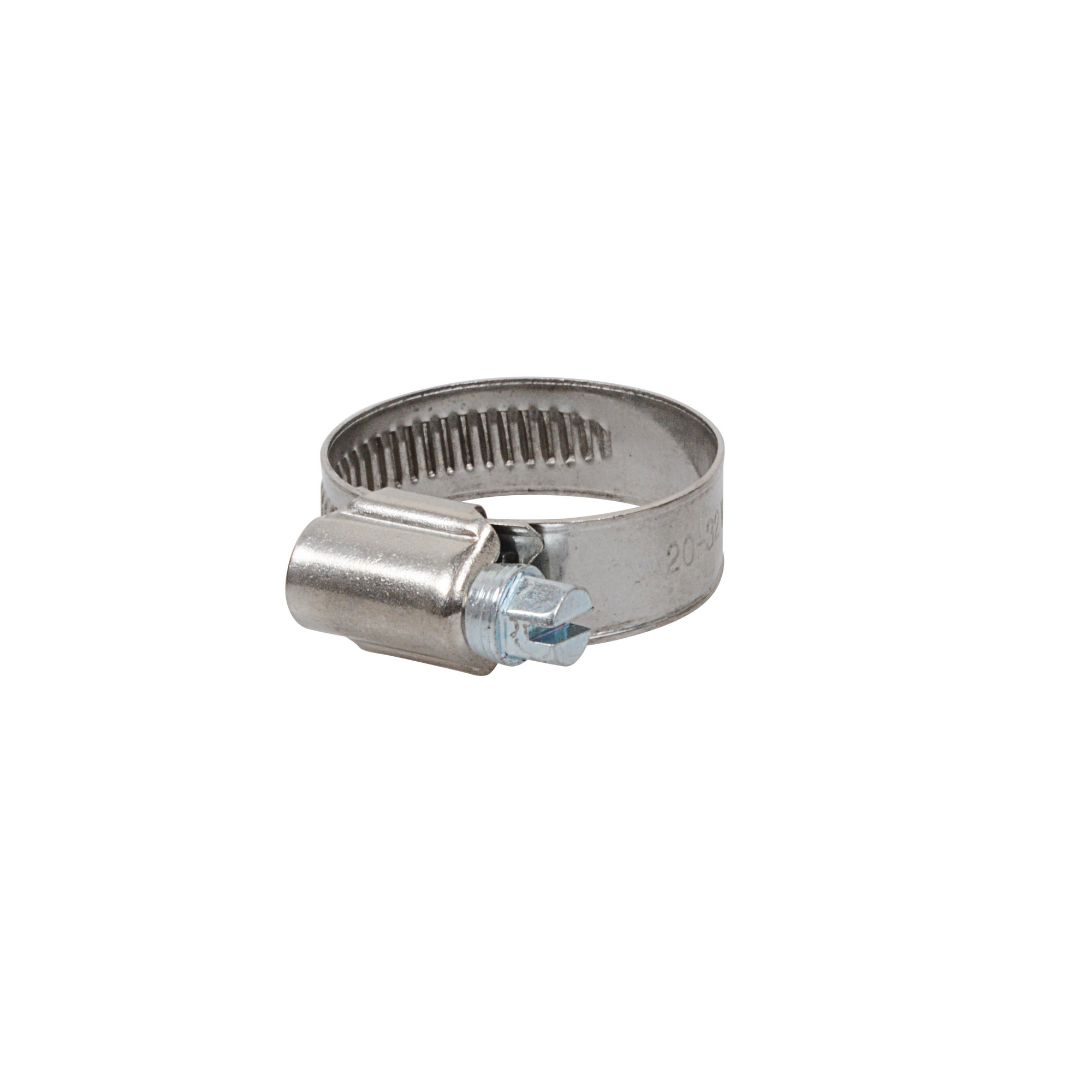 Schlauchklemme Edelstahl Ø 20 - 32 mm mit Flügelgriff, 2 Stück