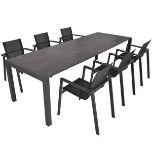 Gartenmöbelset 'Sophia' für 6 Personen Aluminium