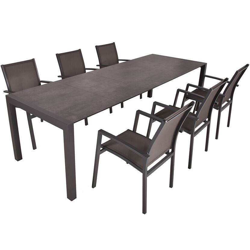 Gartenmöbelset 'Sophia' für 6 Personen Aluminium