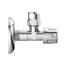 Eckventil Messing verchromt 3/8" AG x 3/8" AG x 10 mm, mit Schubrosette