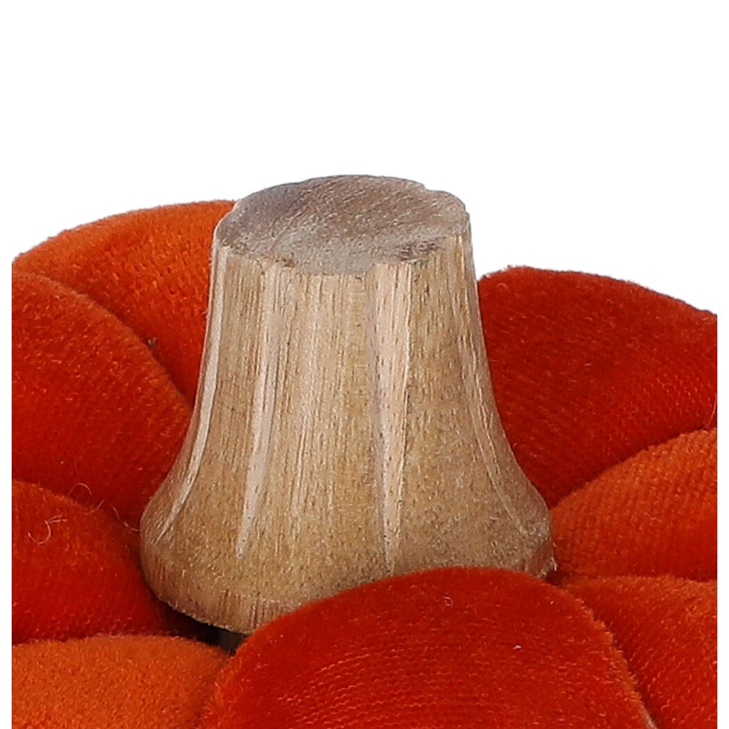 Deko-Kürbis orange 14 x 14 x 10 cm