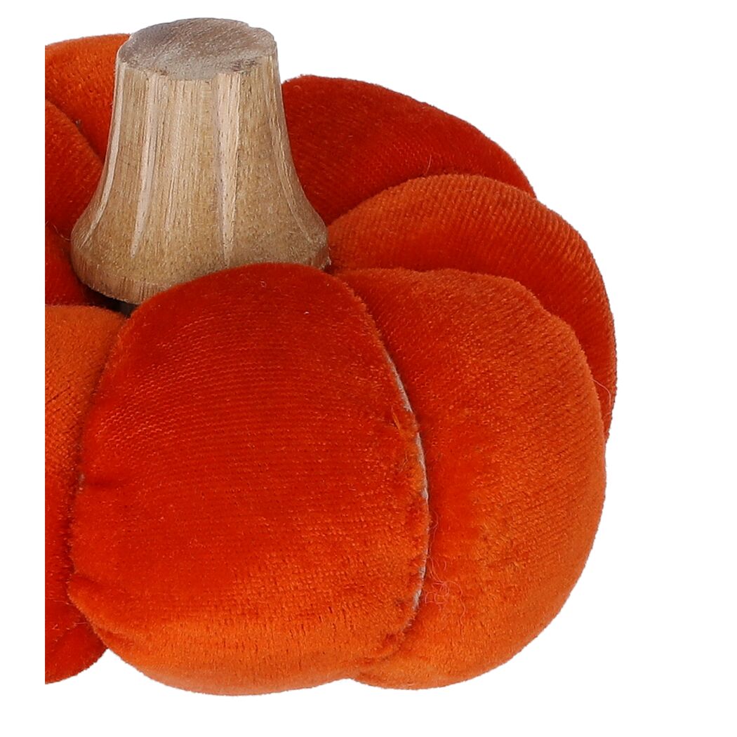 Deko-Kürbis orange 14 x 14 x 10 cm