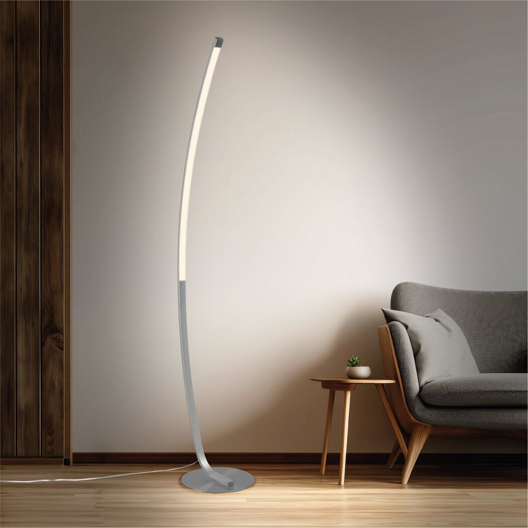 LED-Stehlampe 'Aljona' dimmbar 14,7 W 2600 lm warmweiß Ø 25 x 148 cm