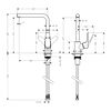 Einhebel-Küchenarmatur 'Focus M41' 280 mm Chrom