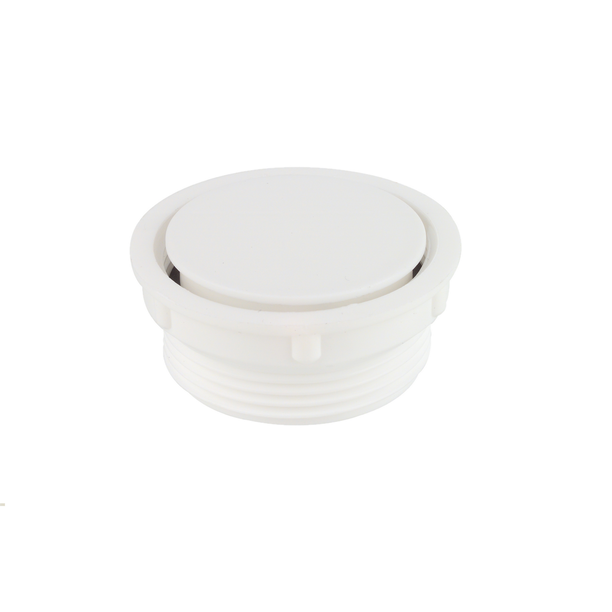 Verschlusskappe/Stopfen weiß 1 1/2" AG, für Siphon-Verschraubung