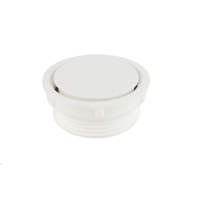 Verschlusskappe/Stopfen weiß 1 1/2" AG, für Siphon-Verschraubung