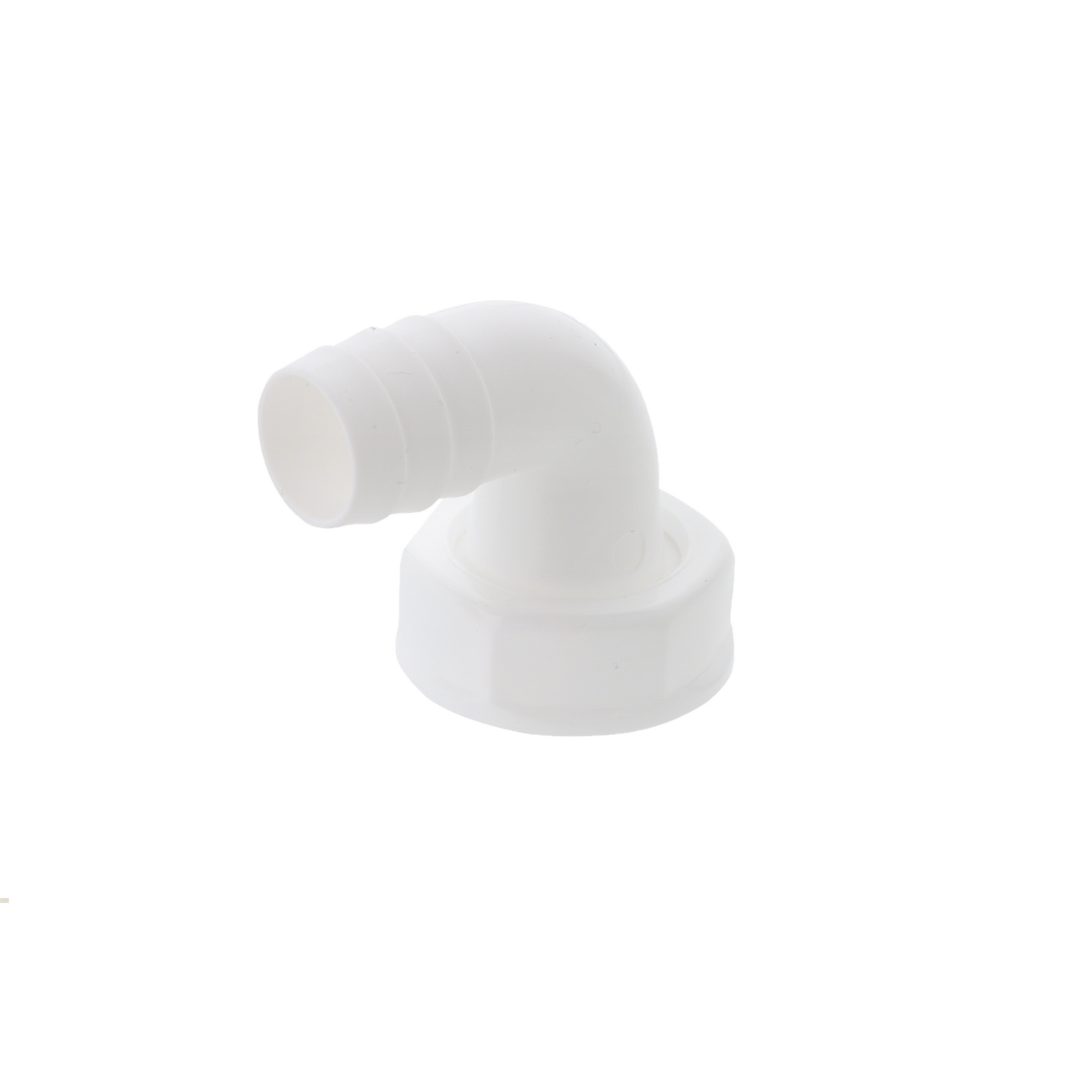Geräteanschluss 90° Kunststoff weiß 1" IG x 3/4" T
