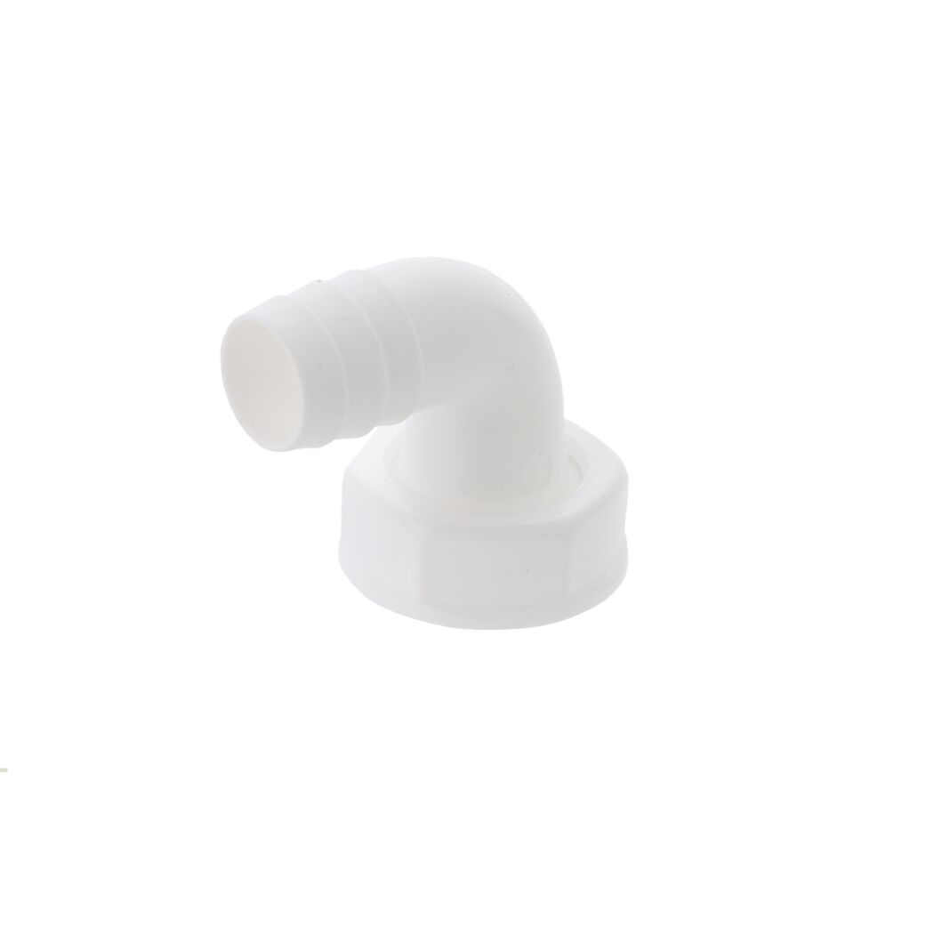 Geräteanschluss 90° Kunststoff weiß 1" IG x 3/4" T