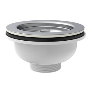 Korbventil 1 1/2" AG Edelstahl-Ventilkelch, Sieb Ø 114 mm