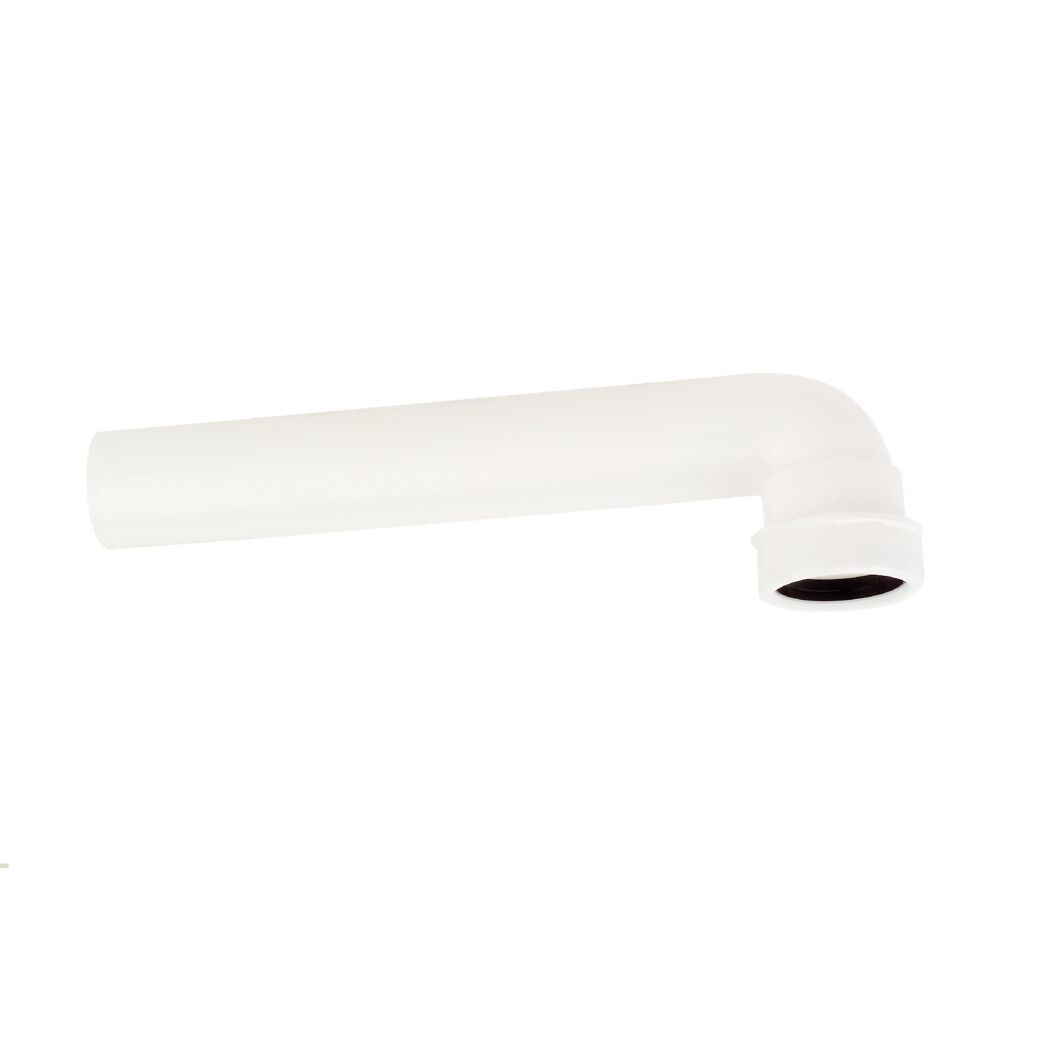 Abgangsbogen Kunststoff weiß 1 1/2" x 245 x 40 mm, zum Klemmen