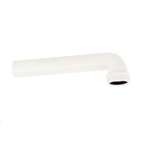 Abgangsbogen Kunststoff weiß 1 1/2" x 245 x 40 mm, zum Klemmen