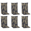 Hochlehner-Auflagen-Set 'Barcelona' grau/goldfarben 50 x 118 x 36 cm 6 Stück
