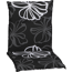 Niedriglehner-Auflagen-Set 'Barcelona' schwarz/weiß 50 x 101 x 6 cm 6 Stück