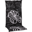 Hochlehner-Auflagen-Set 'Barcelona' schwarz/weiß 50 x 118 x 6 cm 4 Stück