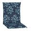 Niedriglehner-Auflagenset 'Bunde' hellblau/dunkelblau 50 x 101 x 6 cm 4 Stück