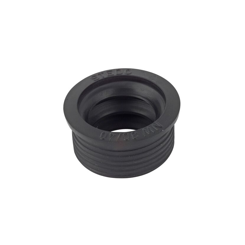 HT-Gumminippel kurz Ø 40 mm x 30 mm für Siphonabgang