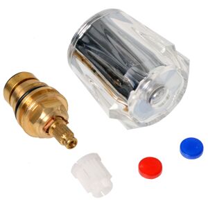 Ventiloberteil mit Haubengriff 1/2" AG blau/rot/weiß