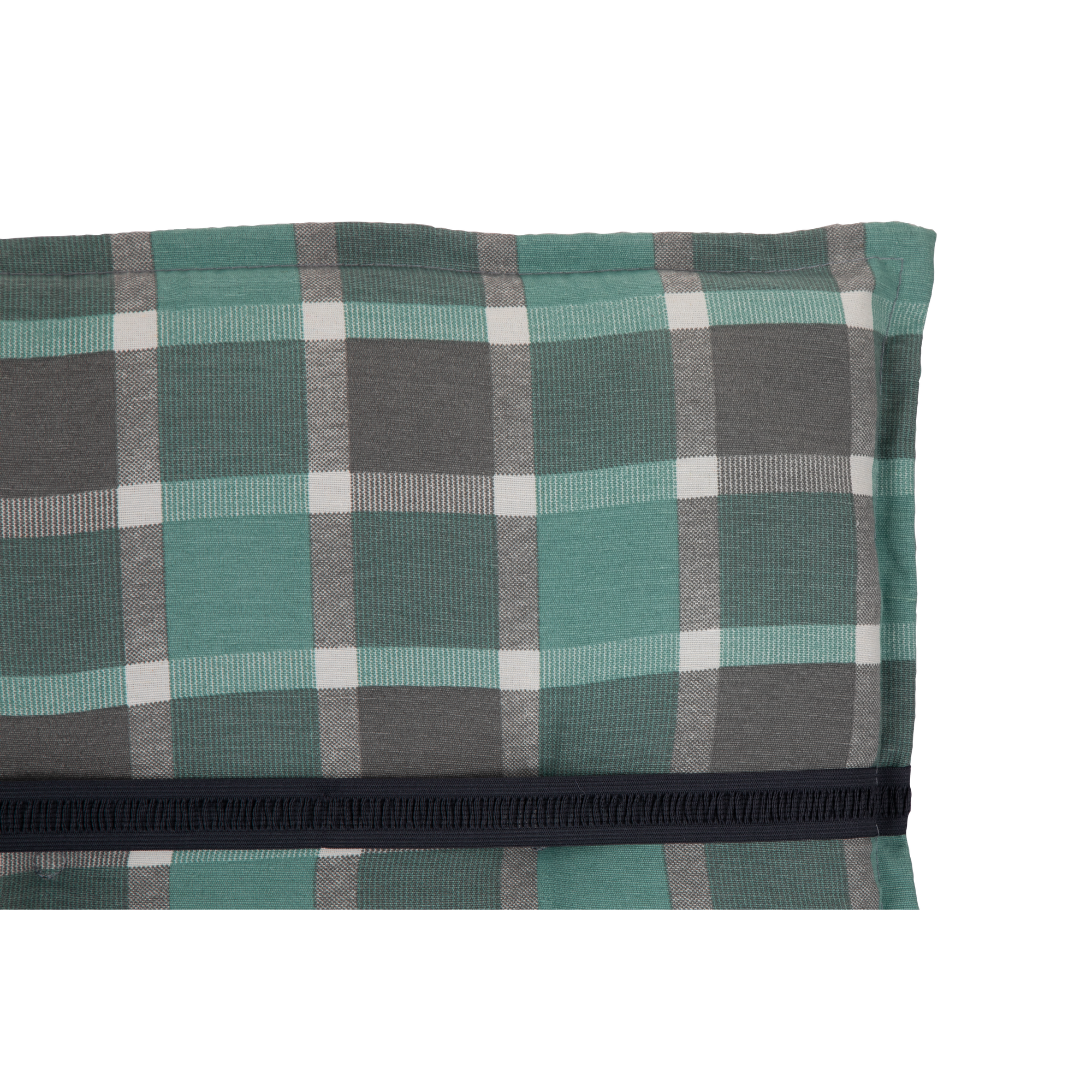 Niedriglehner-Auflagen-Set 'Barcelona' türkis/grau 50 x 101 x 6 cm 4 Stück