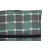 Niedriglehner-Auflagenset 'Büsum' türkis/grau 50 x 101 x 6 cm 6 Stück