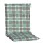 Niedriglehner-Auflagenset 'Büsum' türkis/grau 50 x 101 x 6 cm 6 Stück
