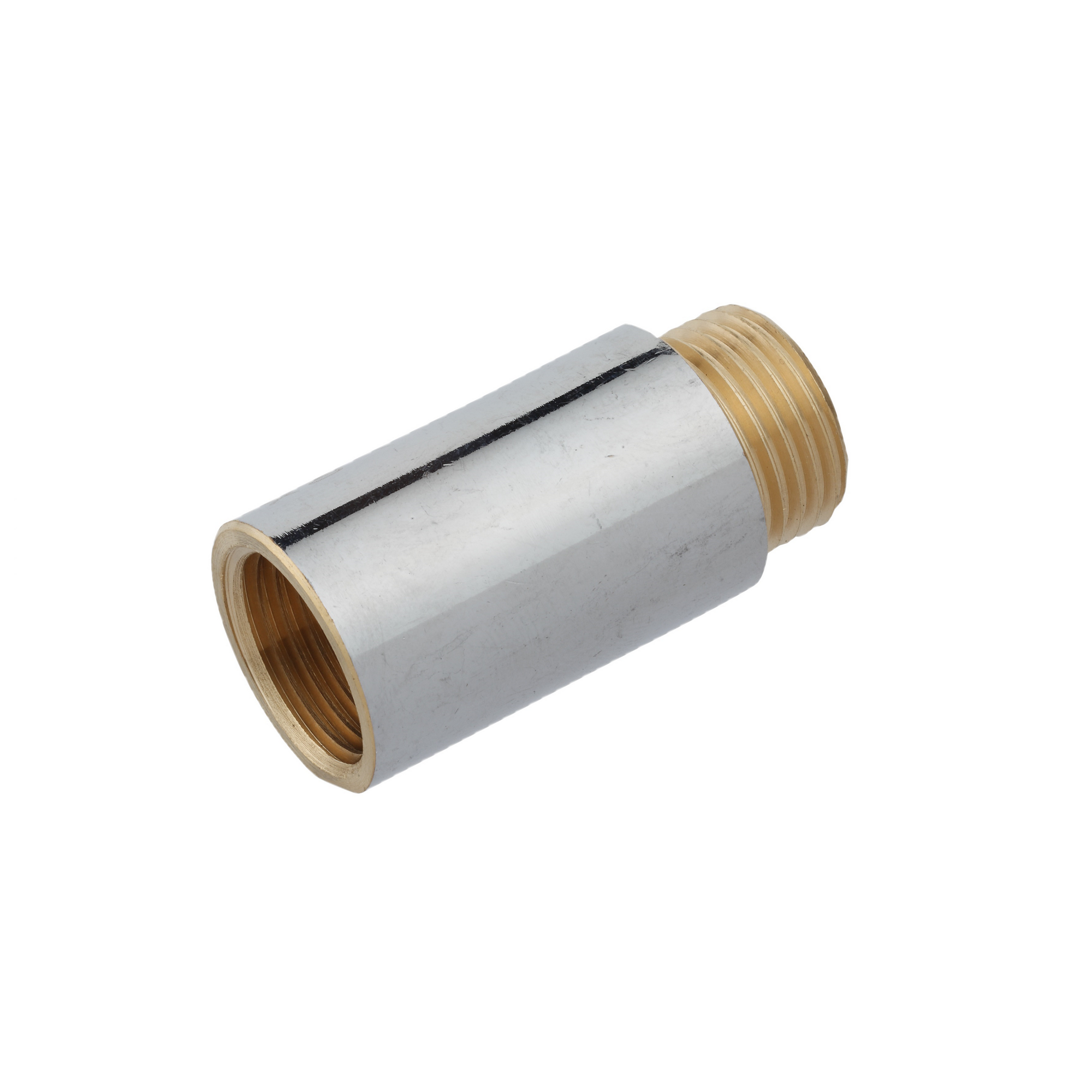 Hahnverlängerung Messing verchromt 3/4" x 40 mm