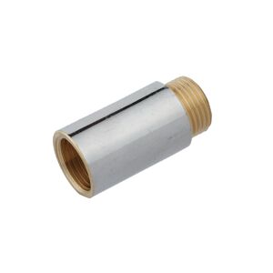 Hahnverlängerung Messing verchromt 3/4" x 40 mm