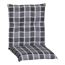 Niedriglehner-Auflagenset 'Belgrad' grau 50 x 101 x 6 cm 6 Stück