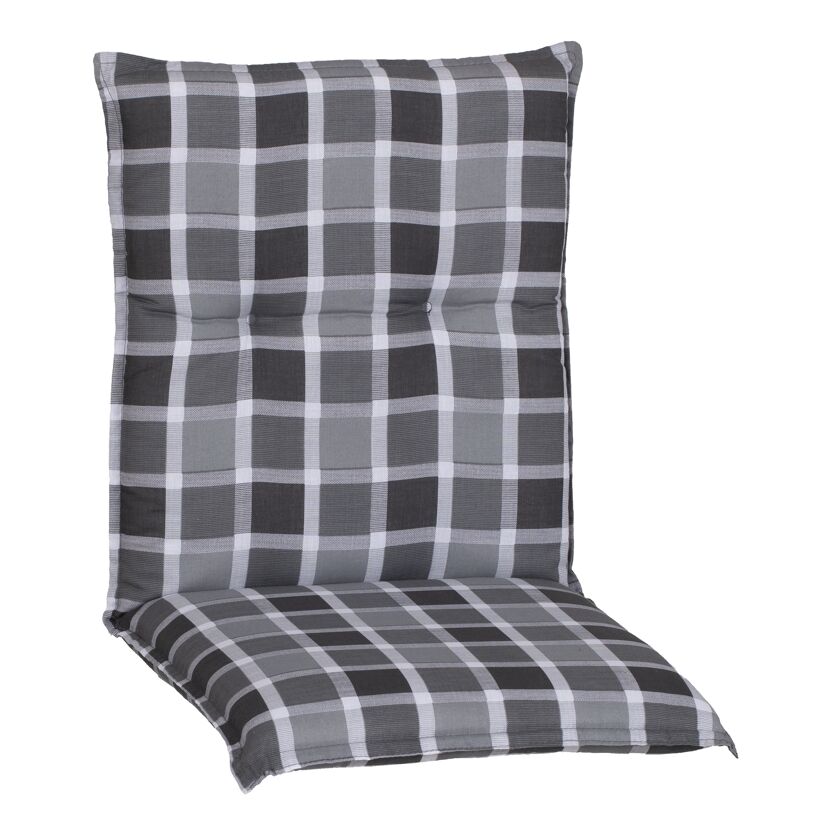 Niedriglehner-Auflagenset 'Belgrad' grau 50 x 101 x 6 cm 6 Stück