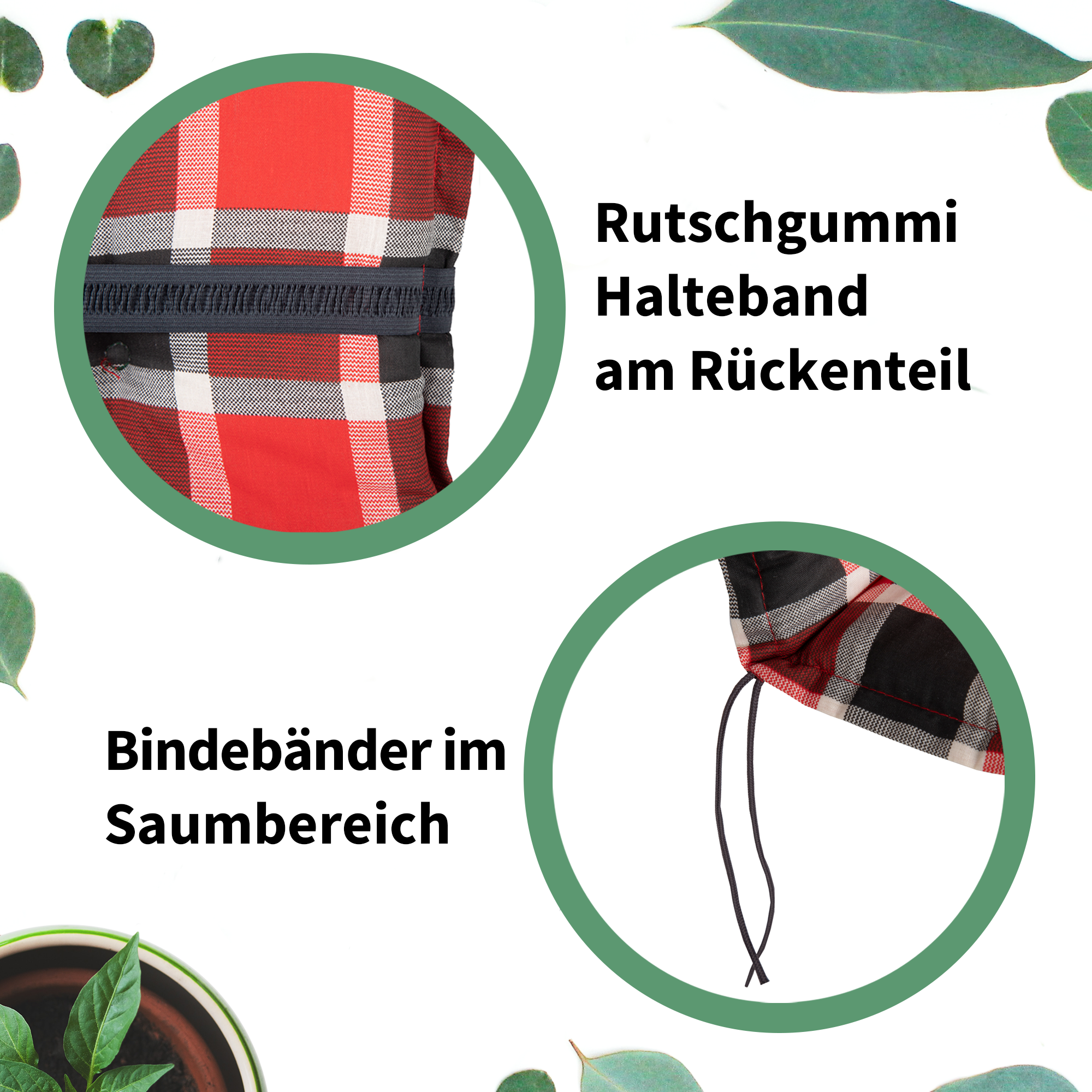 Hochlehner-Auflagen-Set 'Barcelona' grau 50 x 118 x 6 cm 6 Stück